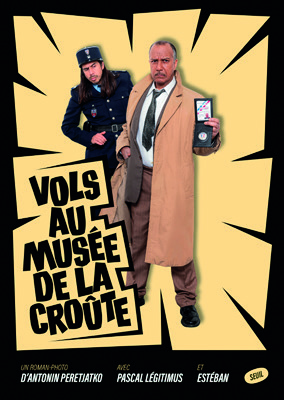 Couverture Vols au musée de la croûte